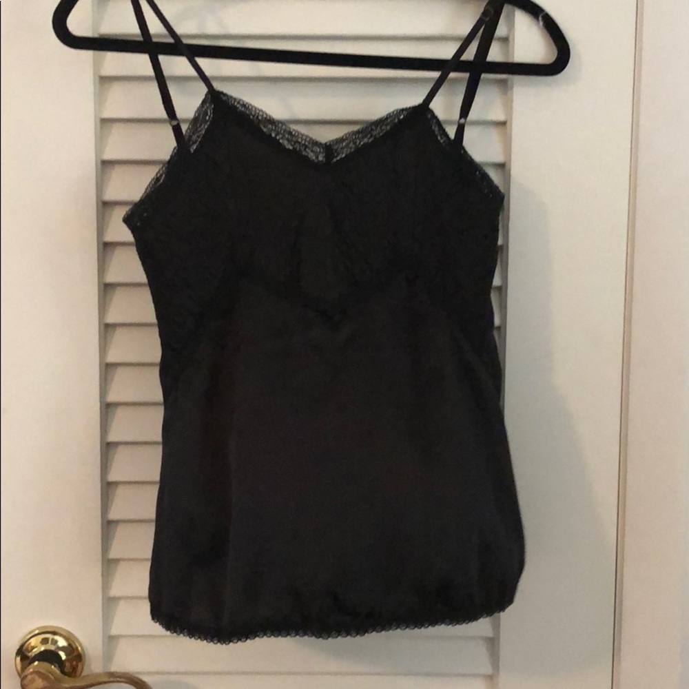 100% Silk blouse with lace detail